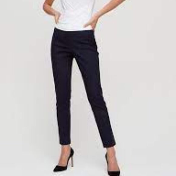 Aritzia Babaton Elegant Slim Leg Tan Beige Taupe Women's Pants Size 2 - Picture 9 of 10